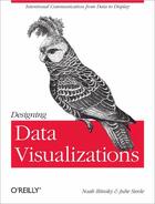 Couverture du livre « Designing Data Visualizations » de Julie Steele aux éditions O Reilly