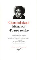 Couverture du livre « Mémoires d'outre-tombe Tome 1 » de Francois-Rene De Chateaubriand aux éditions Gallimard