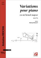 Couverture du livre « Variations pour piano - en mi bemol majeur, op. 83 » de Antoine Reicha aux éditions Symetrie