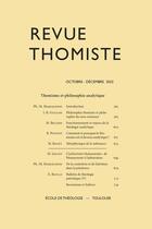Couverture du livre « Revue thomiste - n 4/2023 » de  aux éditions Klincksieck