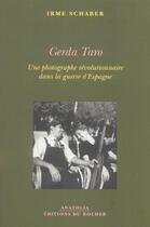 Couverture du livre « Gerda taro » de Pierre Gallissaires aux éditions Rocher