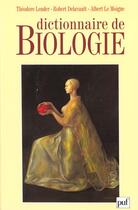 Couverture du livre « Dictionnaire de biologie » de Lender T. aux éditions Puf