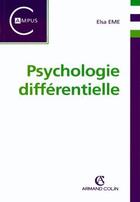 Couverture du livre « Psychologie differentielle » de  aux éditions Armand Colin