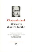 Couverture du livre « Mémoires d'outre-tombe Tome 2 » de Francois-Rene De Chateaubriand aux éditions Gallimard