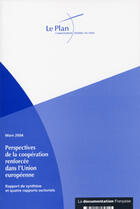 Couverture du livre « Perspectives de la cooperation renforcee dans l'union europeenne » de  aux éditions Documentation Francaise