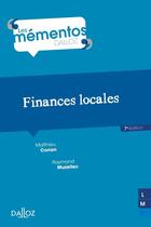 Couverture du livre « Finances locales (7e édition) » de Mathieu Conan aux éditions Dalloz