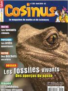 Couverture du livre « Cosinus n 203 les fossiles vivants - avril 2018 » de  aux éditions Cosinus