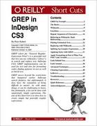 Couverture du livre « GREP in InDesign CS3 » de Peter Kahrel aux éditions O Reilly