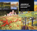 Couverture du livre « Aquarelle ; peindre des paysages d'après photos » de Harrison & Corn aux éditions Ulisse