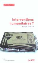 Couverture du livre « Interventions humanitaires ? » de  aux éditions Syllepse
