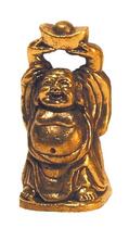 Couverture du livre « Mini statue bouddha rieur laiton 2 x 3 cm » de  aux éditions Dg-exodif