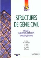 Couverture du livre « Precis structures genie civil -afnor- 1998 » de Nataf/Pralat/Simon aux éditions Nathan