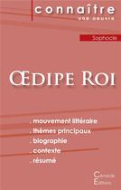 Couverture du livre « Oedipe roi, de Sophocle » de  aux éditions Editions Du Cenacle