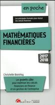 Couverture du livre « Mathématiques financières (édition 2017/2018) » de Christelle Baratay aux éditions Gualino