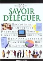 Couverture du livre « Savoir deleguer » de Robert Heller aux éditions Mango