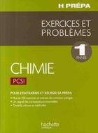 Couverture du livre « Exercices et problèmes ; chimie ; PCSI » de Durupthy+Estienne+Gi aux éditions Hachette Education