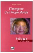 Couverture du livre « L'émergence d'un peuple monde » de Philippe Zarifian aux éditions Puf
