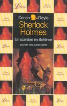 Couverture du livre « Quatre aventures de sherlock holmes t7 - un scandale en boheme » de Arthur Conan Doyle aux éditions J'ai Lu