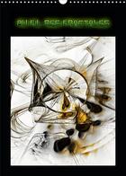Couverture du livre « Au fil des fractales (Calendrier mural 2020 DIN A3 vertical) ; Images numériques fractales (Calendrier mensuel, 14 Pages ) » de Jean-Marc Bleriot aux éditions Calvendo