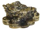 Couverture du livre « Mini statue grenouille de l'argent laiton 1,5 x 3 cm » de  aux éditions Dg-exodif