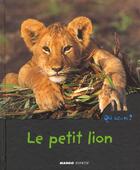 Couverture du livre « Le petit lion » de Violette Rennert aux éditions Mango