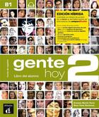 Couverture du livre « Gente hoy 2 ; espagnol ; livre de l'élève ; B1 » de  aux éditions La Maison Des Langues