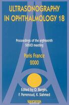 Couverture du livre « Ultrasonography in ophthalmology 18 » de Berges Olivier aux éditions Sauramps Medical