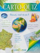 Couverture du livre « Cartho-quiz » de  aux éditions Larousse