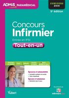Couverture du livre « Concours infirmier IFSI ; tout-en-un ; concours 2015 (5e édition) » de  aux éditions Vuibert