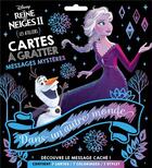 Couverture du livre « Les ateliers Disney : La Reine des Neiges 2 : cartes à gratter : messages mystères » de Disney aux éditions Disney Hachette