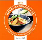 Couverture du livre « Mon calendrier 2018 ; cuisine express » de  aux éditions Marabout