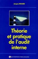 Couverture du livre « Theorie Et Prat Audit Int » de Renard aux éditions Organisation