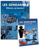 Couverture du livre « Les gendarmes Tome 17 : Silence, ça tourne ! » de Christophe Cazenove et Jenfevre et Olivier Sulpice aux éditions Bamboo