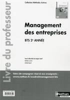 Couverture du livre « Management des entreprises bts 2eme annee (methodes actives) professeur 2017 » de Saraf/Lucchnini aux éditions Nathan