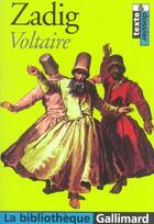 Couverture du livre « ZADIG » de Voltaire aux éditions Gallimard