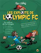 Couverture du livre « La vedette : coffret Intégrale Tomes 1 à 4 : les exploits de l'Olympix F.C. » de Malo Louarn aux éditions P'tit Louis