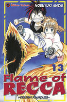 Couverture du livre « Flame of recca t.13 » de Nobuyuki Anzai aux éditions Delcourt