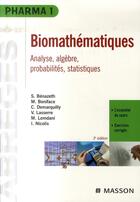 Couverture du livre « Biomathématiques (3e édition) » de S Benazeth et M Boniface aux éditions Elsevier-masson