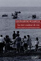 Couverture du livre « La mer couleur de vin » de Leonardo Sciascia aux éditions Denoel