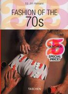 Couverture du livre « Fashion of the 70's » de Jim Heimann aux éditions Taschen
