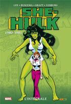 Couverture du livre « She-Hulk : Intégrale vol.1 : 1980-1981 » de John Buscema et Stan Lee et Mike Vosburg et David Anthony Kraft aux éditions Panini