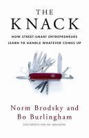 Couverture du livre « The Knack » de Bo Burlingham Norm Brodsky aux éditions Random House Digital
