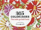 Couverture du livre « 365 coloriages » de Clara Catalan aux éditions Solar