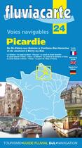 Couverture du livre « Picardie rivieres et canaux » de  aux éditions Fluviacarte