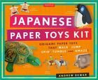 Couverture du livre « Japanese papertoys kit » de Dewar Andrew aux éditions Tuttle