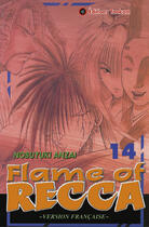 Couverture du livre « Flame of recca t.14 » de Nobuyuki Anzai aux éditions Delcourt