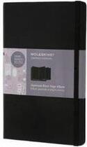 Couverture du livre « Album japonais à pages noires ; grand format ; couverture rigide » de Moleskine aux éditions Moleskine