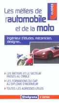 Couverture du livre « Les metiers de l'automobile et de la moto (3e édition) » de Marie-Lorene Ginies aux éditions Studyrama