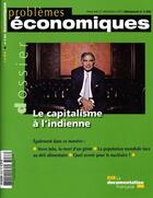 Couverture du livre « PROBLEMES ECONOMIQUES N.3033 ; le capitalisme à l'indienne » de Problemes Economiques aux éditions Documentation Francaise