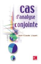 Couverture du livre « Cas d'analyse conjointe » de Jean-Claude Liquet aux éditions Tec Et Doc